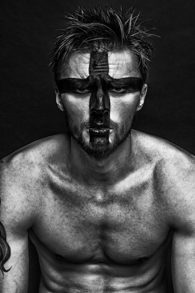 man, face paint, monochrome-1848960.jpg